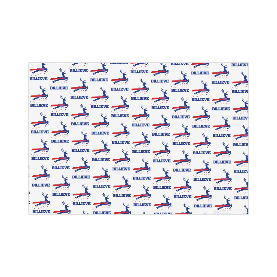 Billieve, Holiday Bills Mafia - Gift Wrapping Paper Rolls for Buffalo Fans