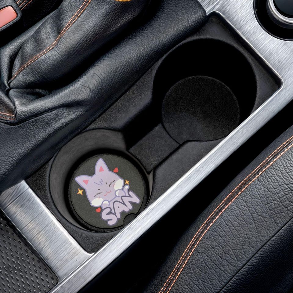 Ateez San Atiny SANdeoki  Soapstone Car Coaster