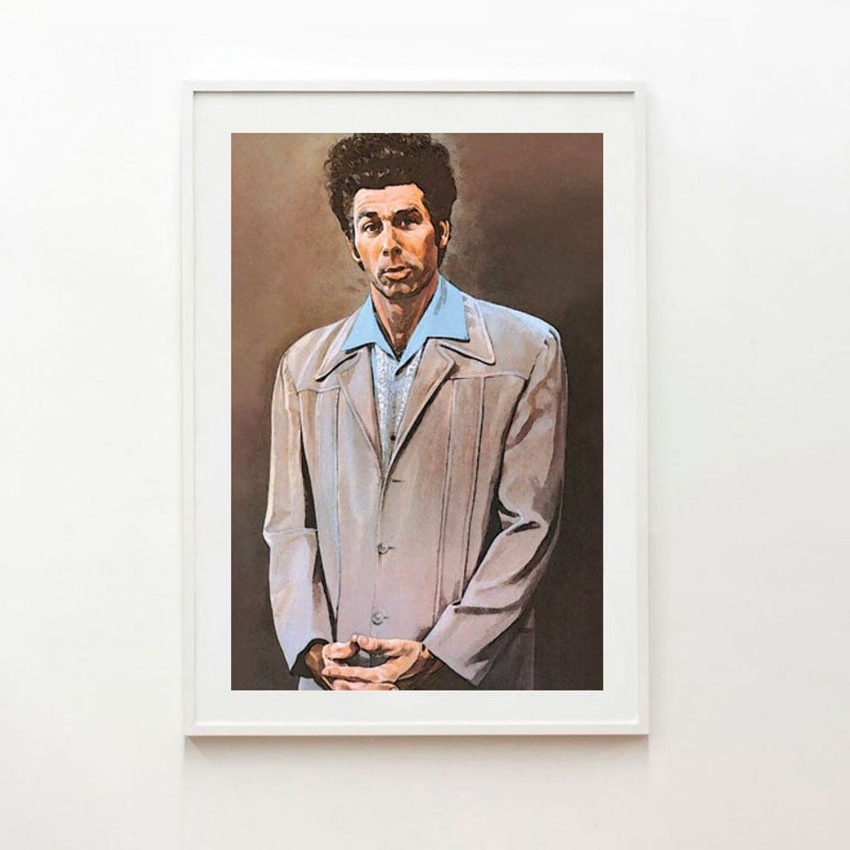 Seinfeld A3 prints - Cosmo Kramer / George Costanza