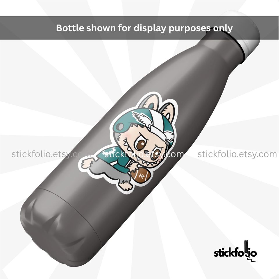 Philadelphia Eagles Labubu Sticker