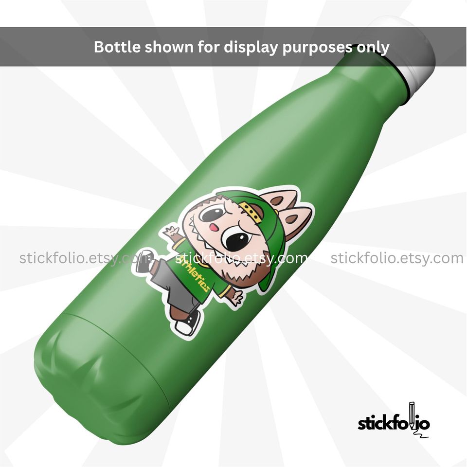 Oakland A's Labubu Sticker