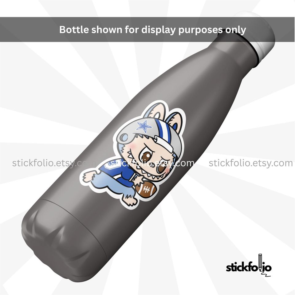Dallas Cowboys Labubu Sticker