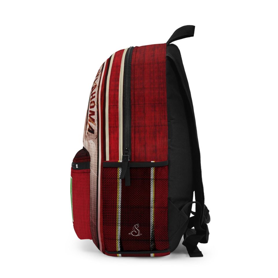 Oklahoma Sooners Football Backpack, College Team Backpack, Game Day Gear, University Merchandise