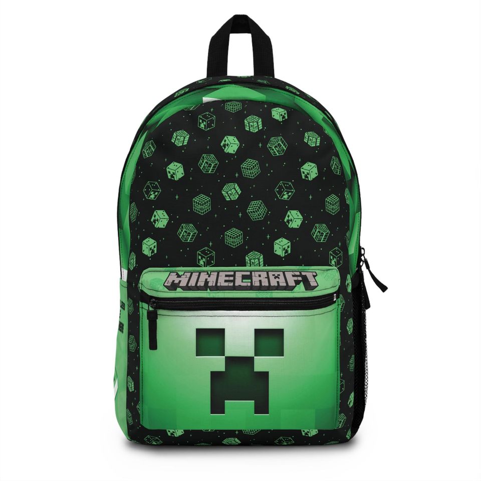 Minecraft Backpack for Gamers, Durable Adventure Bag
