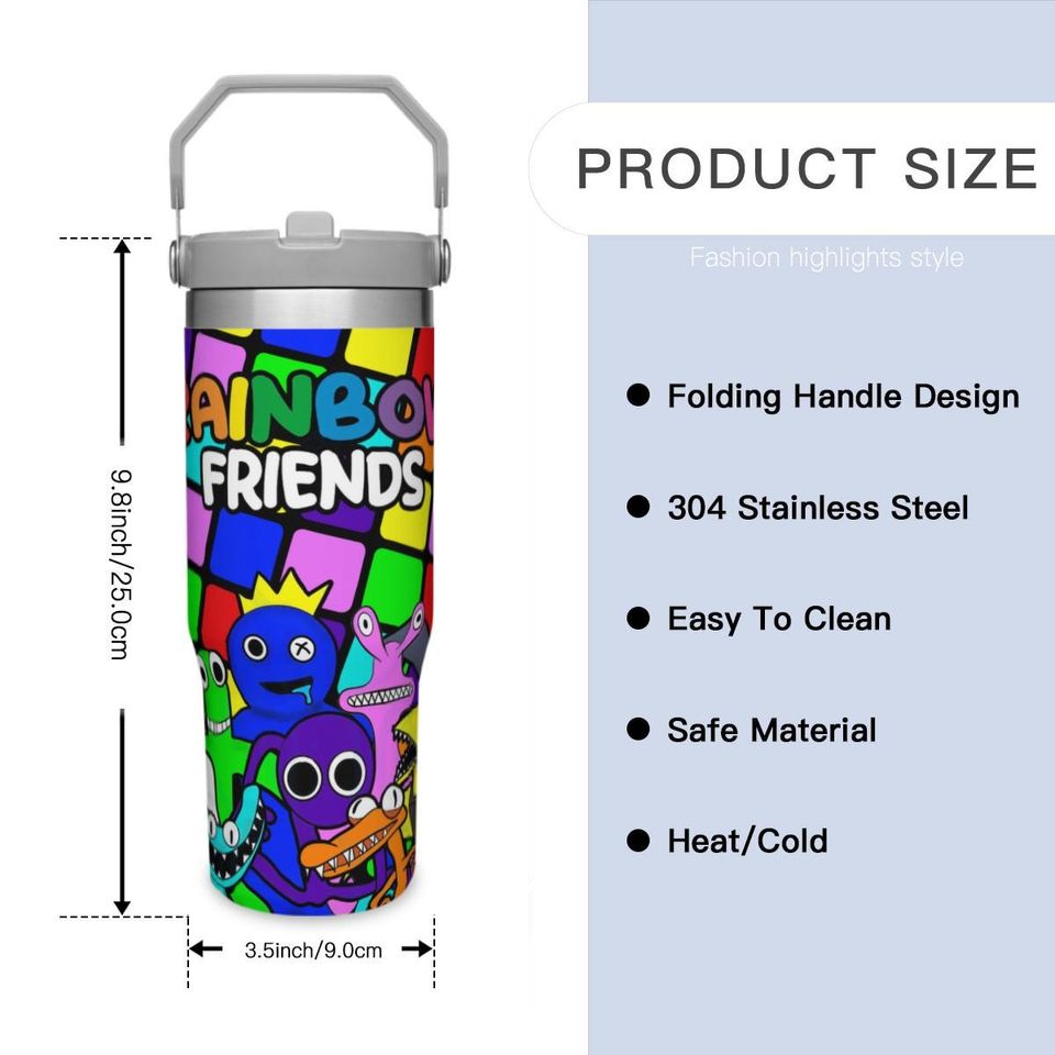Rainbow Friends Water Bottle