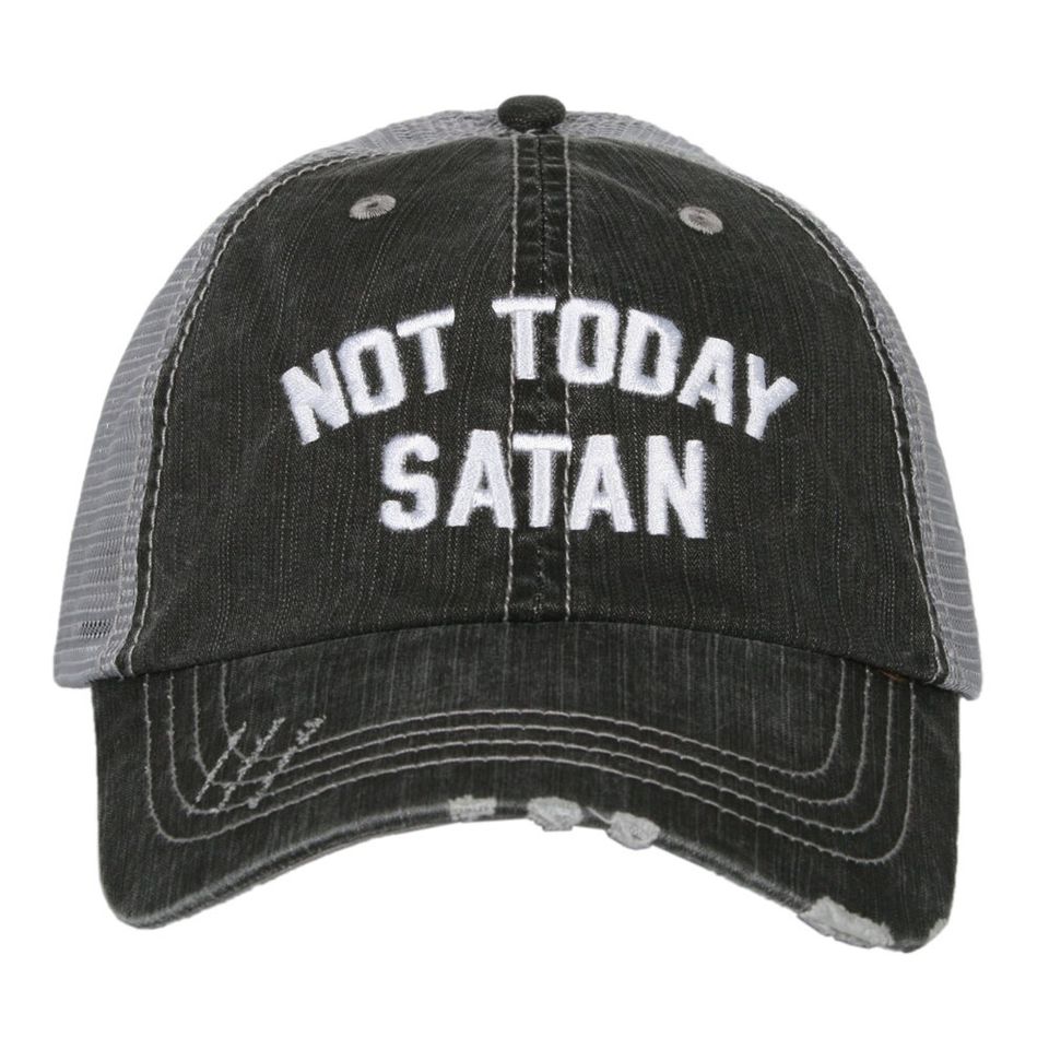 Not Today Satan Women's Trucker Hat