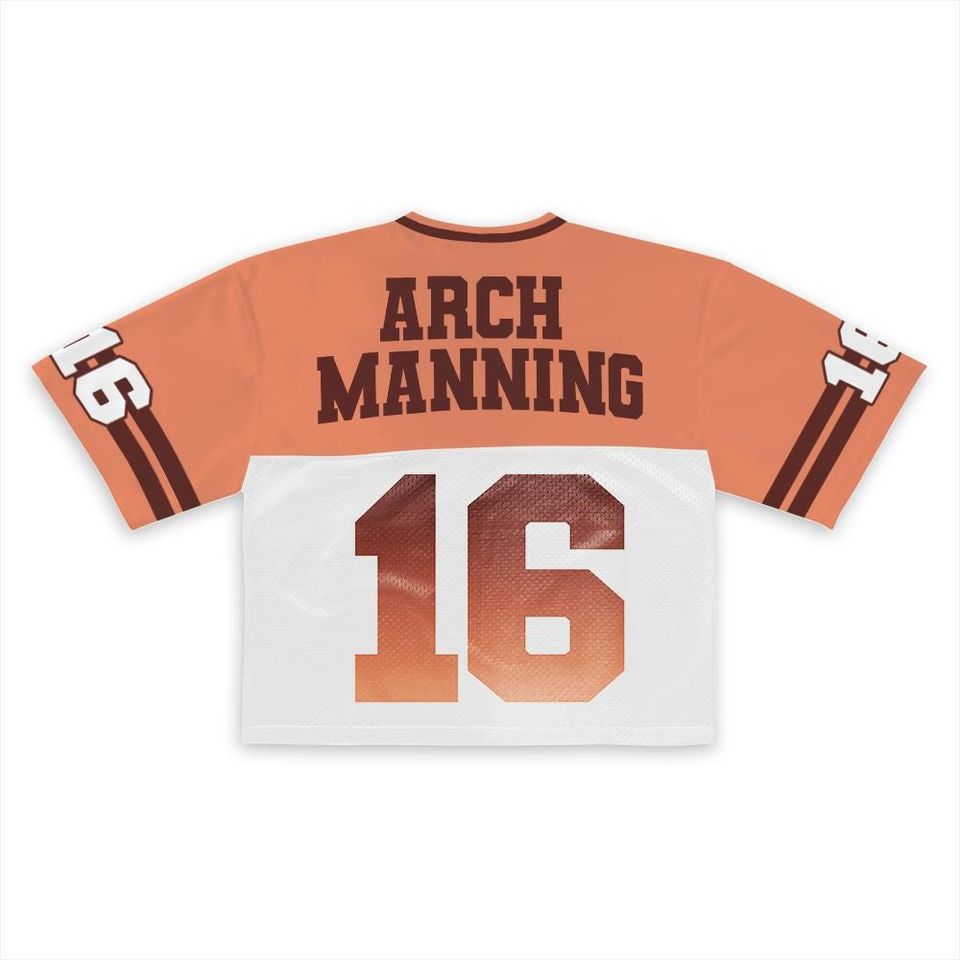 Arch Manning Croptop Mesh Baseball , Texas Croptop Mesh Baseball