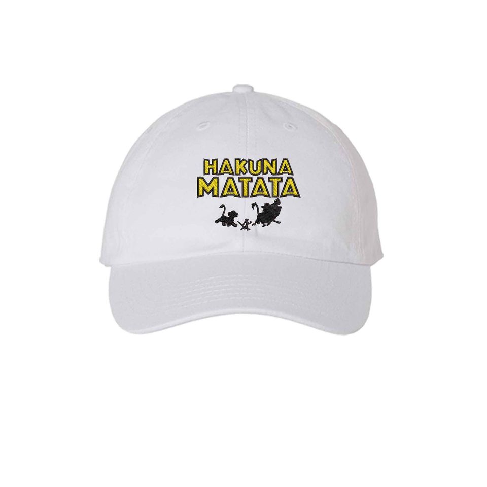 Hakuna Matata Embroidered Baseball Cap
