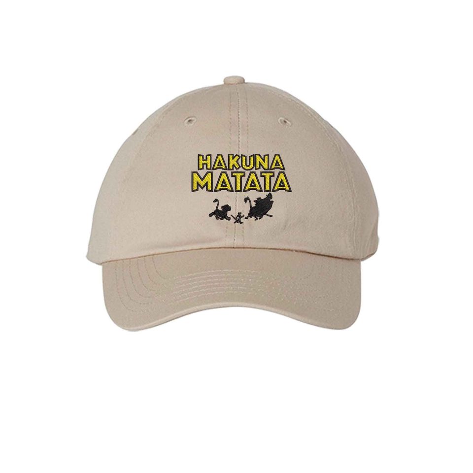 Hakuna Matata Embroidered Baseball Cap