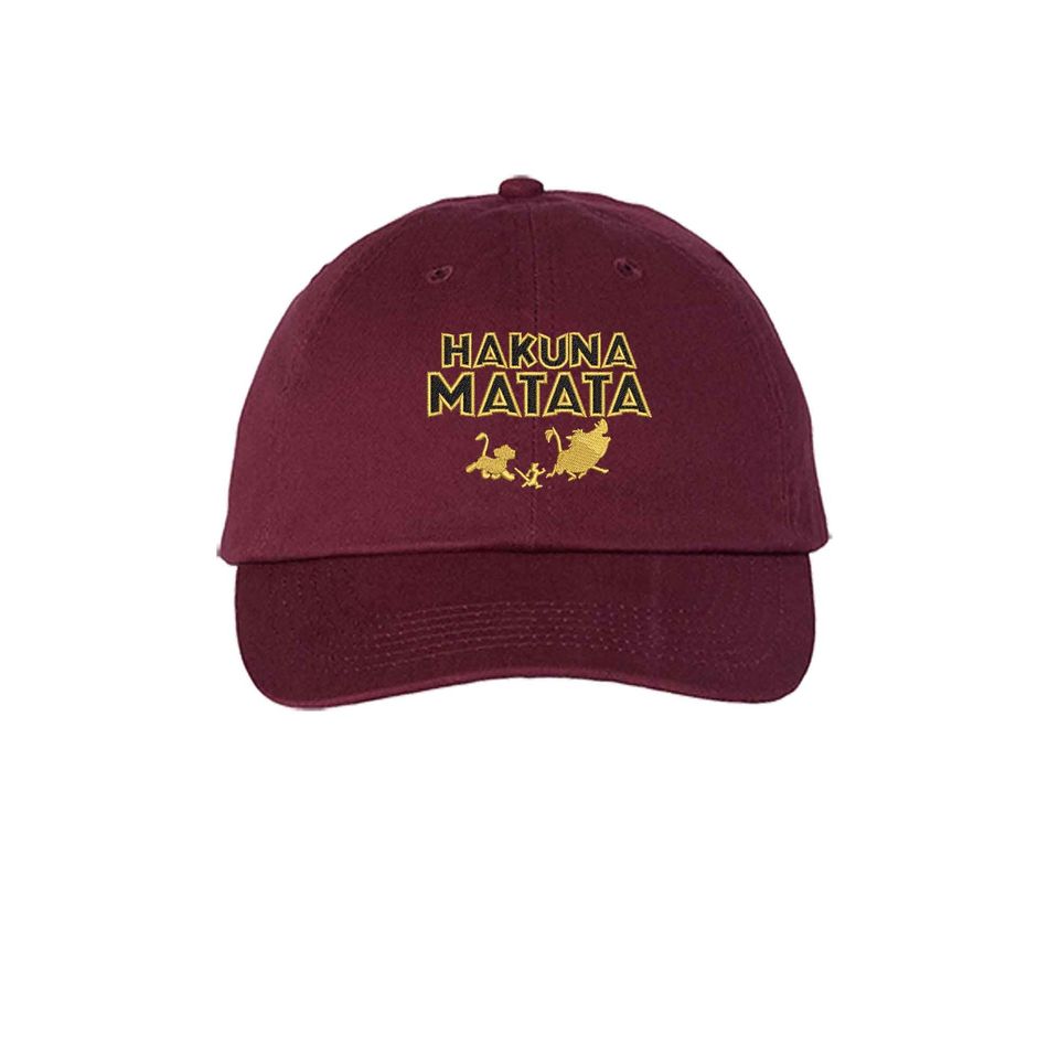 Hakuna Matata Embroidered Baseball Cap