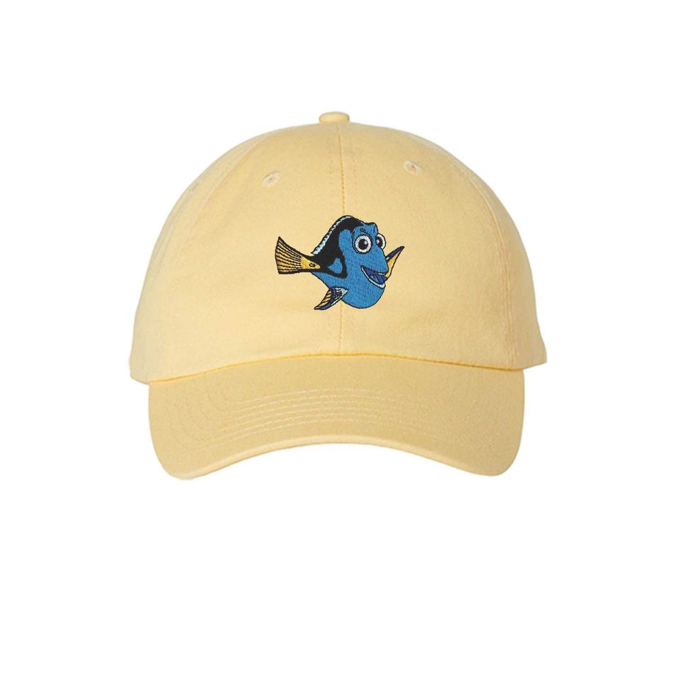 Finding Dory Hat Adult Kids sizes, Dory Blue fish Embroidered Hat, Finding Nemo, Epcot, Disney Trip Hat, Disney Vacation Hat