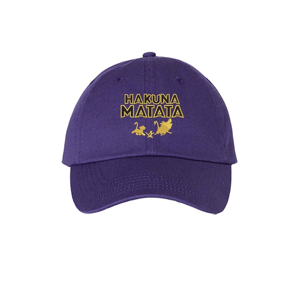 Hakuna Matata Embroidered Baseball Cap