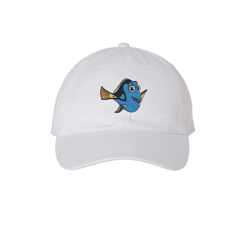 Finding Dory Hat Adult Kids sizes, Dory Blue fish Embroidered Hat, Finding Nemo, Epcot, Disney Trip Hat, Disney Vacation Hat