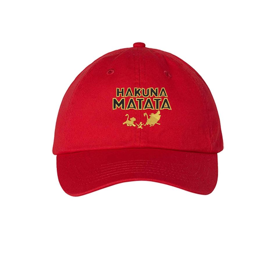 Hakuna Matata Embroidered Baseball Cap