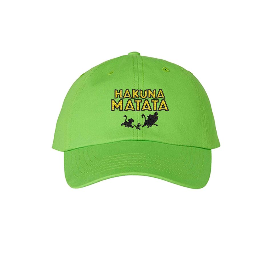 Hakuna Matata Embroidered Baseball Cap