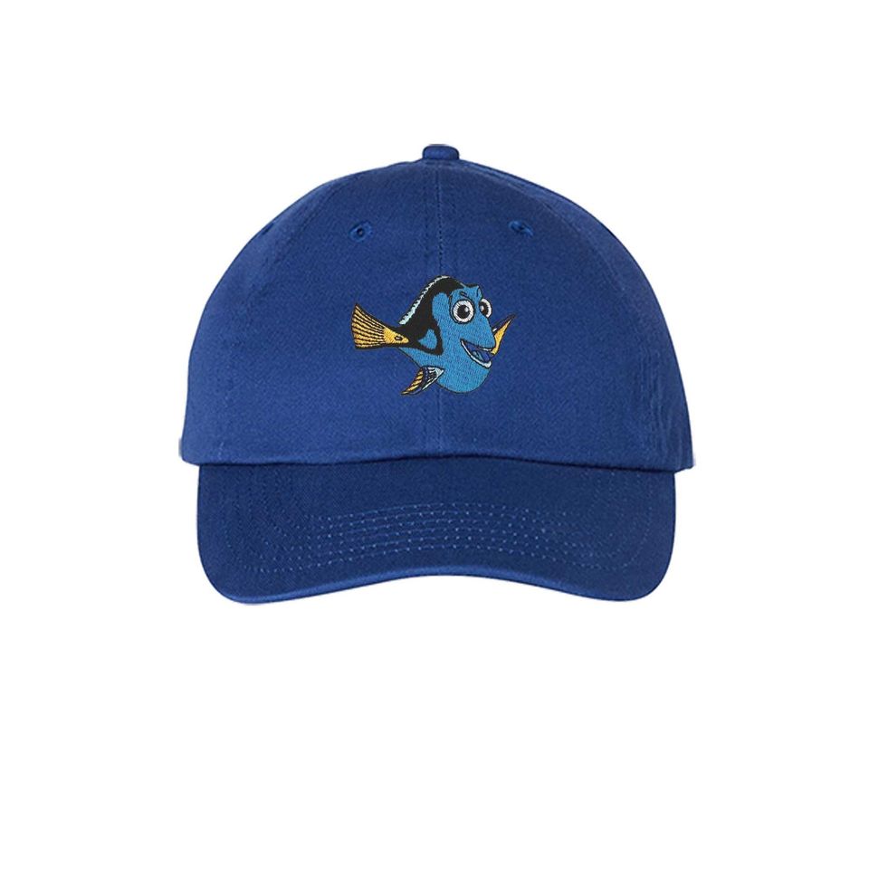 Finding Dory Hat Adult Kids sizes, Dory Blue fish Embroidered Hat, Finding Nemo, Epcot, Disney Trip Hat, Disney Vacation Hat