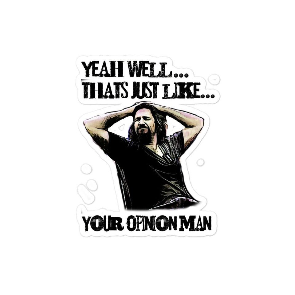 the big lebowski stickers