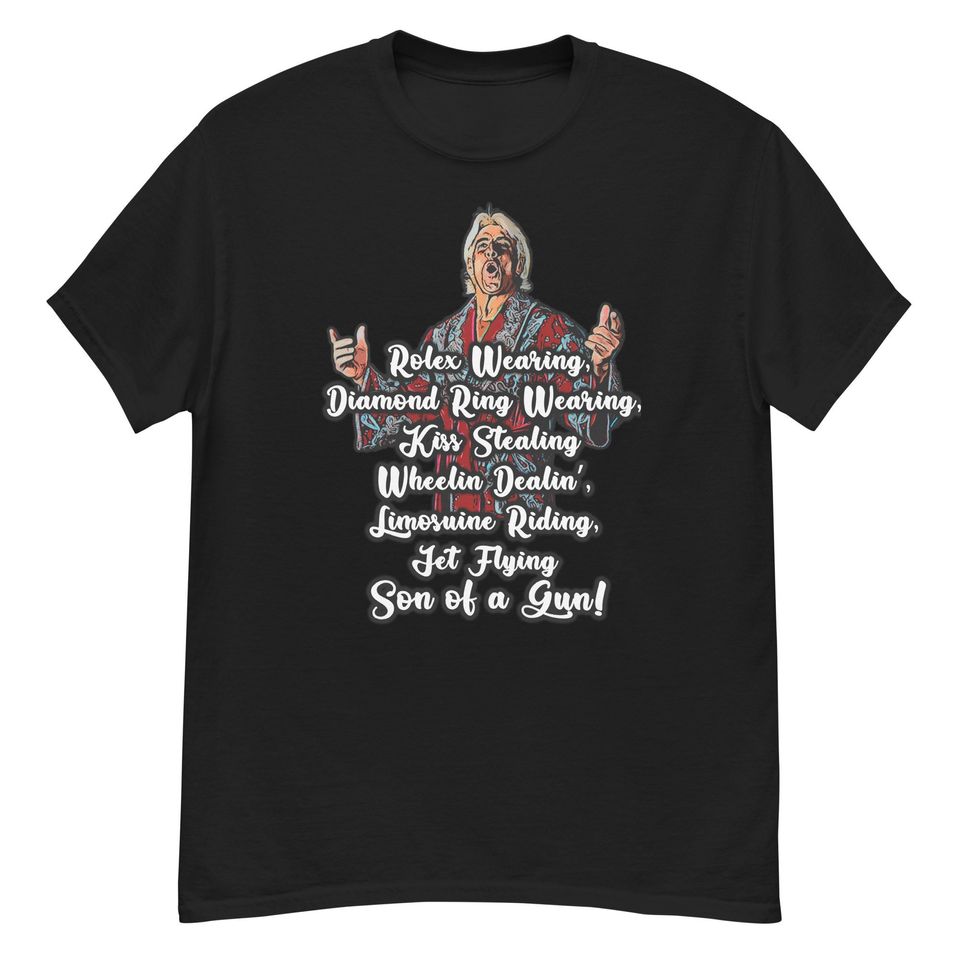 Ric flair tshirt 80s wrestling tee