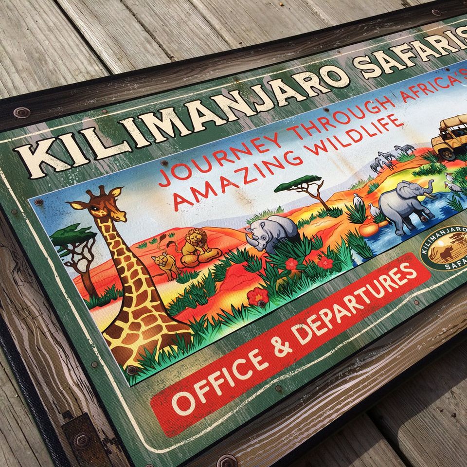 Disneyland Resort Attraction and Transportation Vehicles Poster