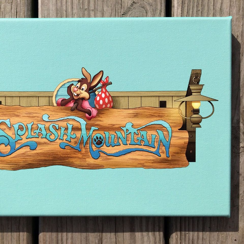 Disneyland Resort Attraction and Transportation Vehicles Poster