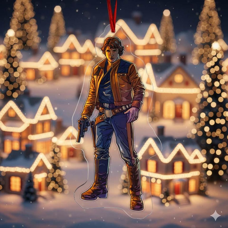 Star Wars Christmas Ornament, Hansolo Ornament