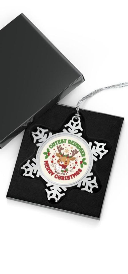 Pewter Snowflake Ornament