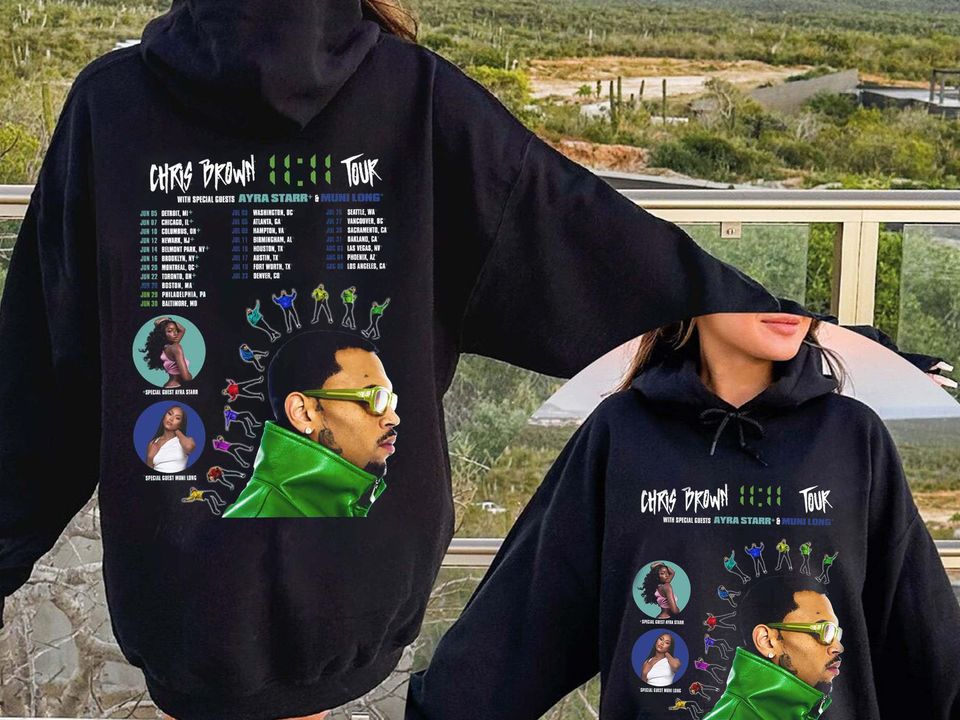 Chris Brown 1111 Tour 2024 Hoodie