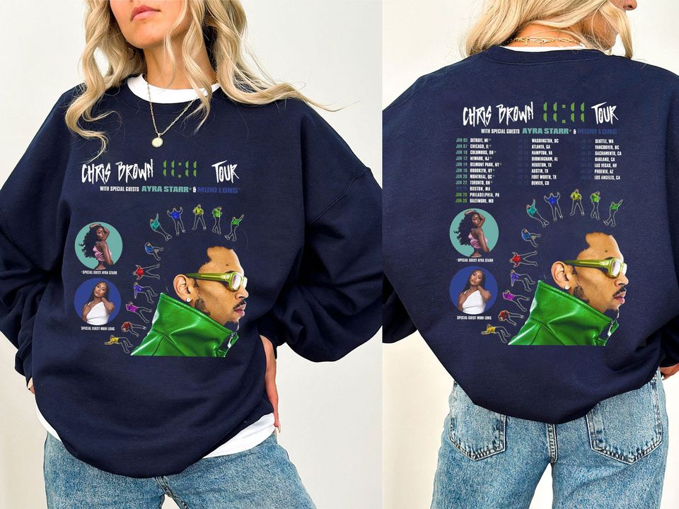 Chris Brown 1111 Tour 2024 Hoodie