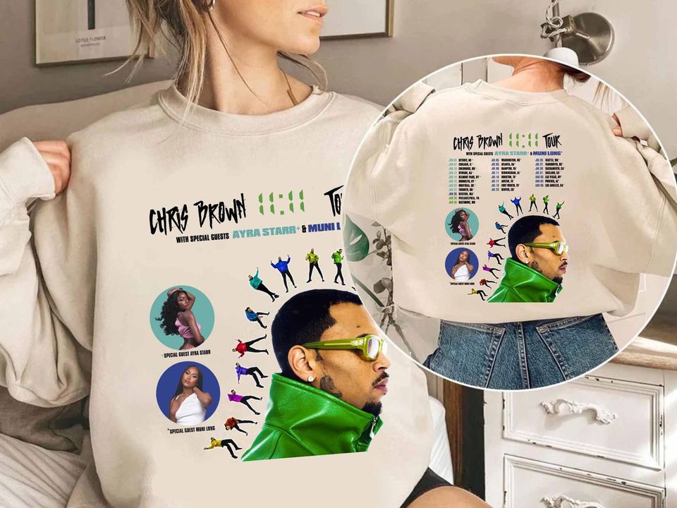 Chris Brown 1111 Tour 2024 Hoodie