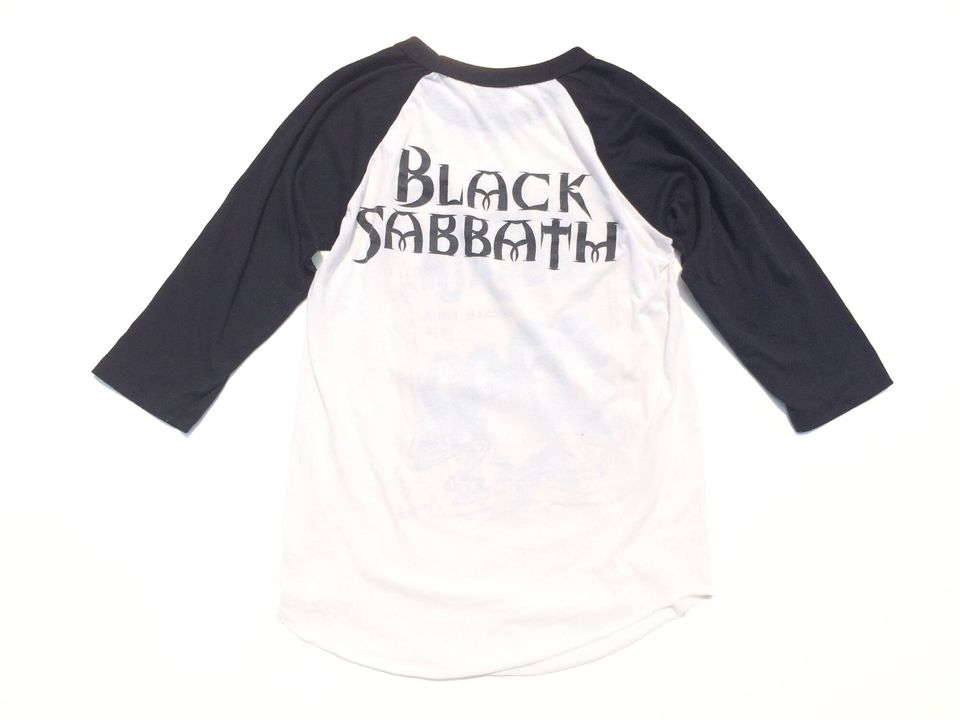 Vintage 80s Black Sabbath Tour Baseball Tee