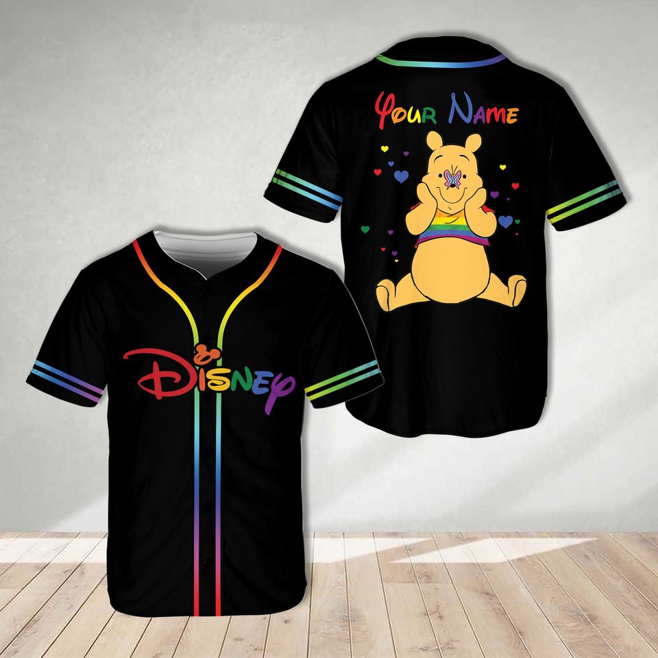 Disneyy Pride Month Baseball Jersey Ddisneyland Baseball Jersey