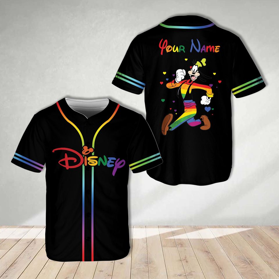 Disneyy Pride Month Baseball Jersey Ddisneyland Baseball Jersey