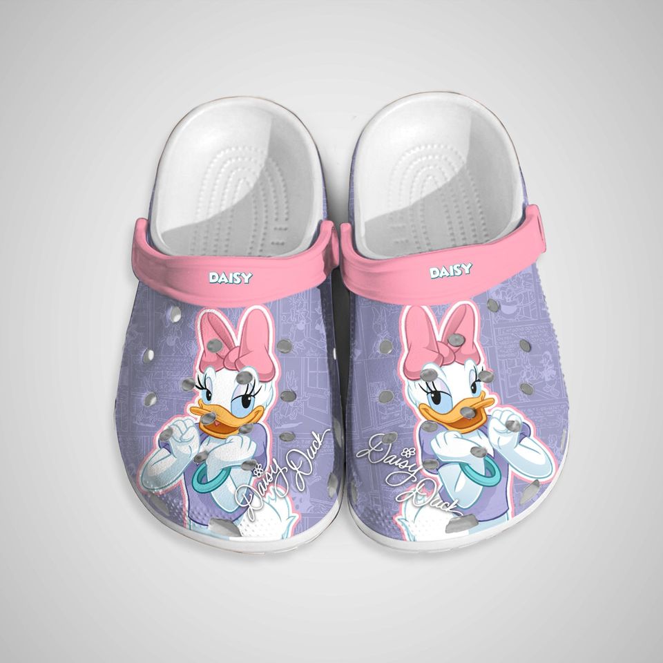 Daisy Duck Clogs Shoes, Gift For Kids, Gift For Her