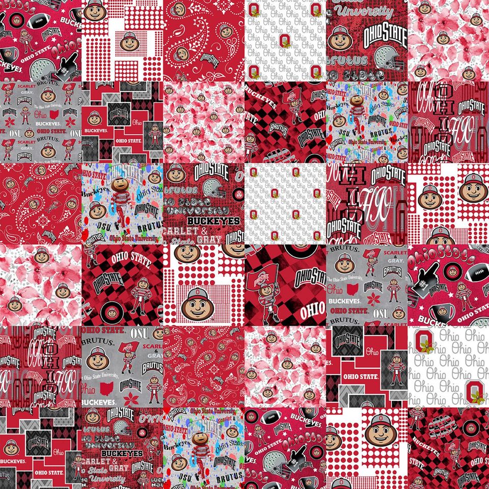 NCAA Ohio State University Buckeyes Fleece Blanket