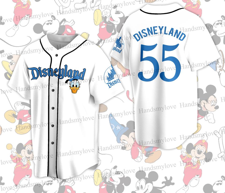Custom Disneyland Baseball Jersey Vacation Matching