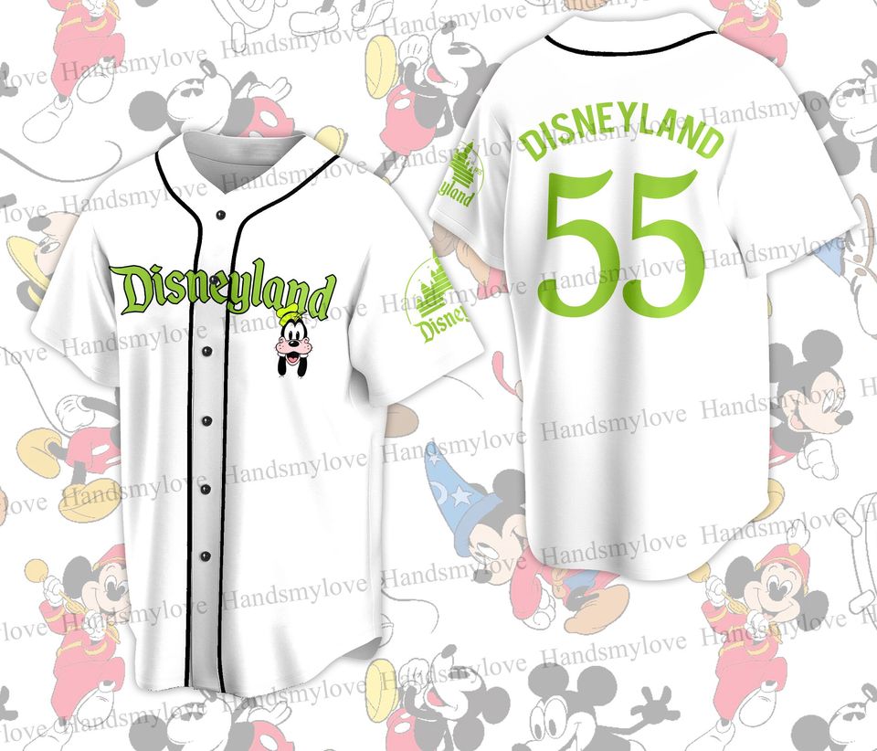 Custom Disneyland Baseball Jersey Vacation Matching