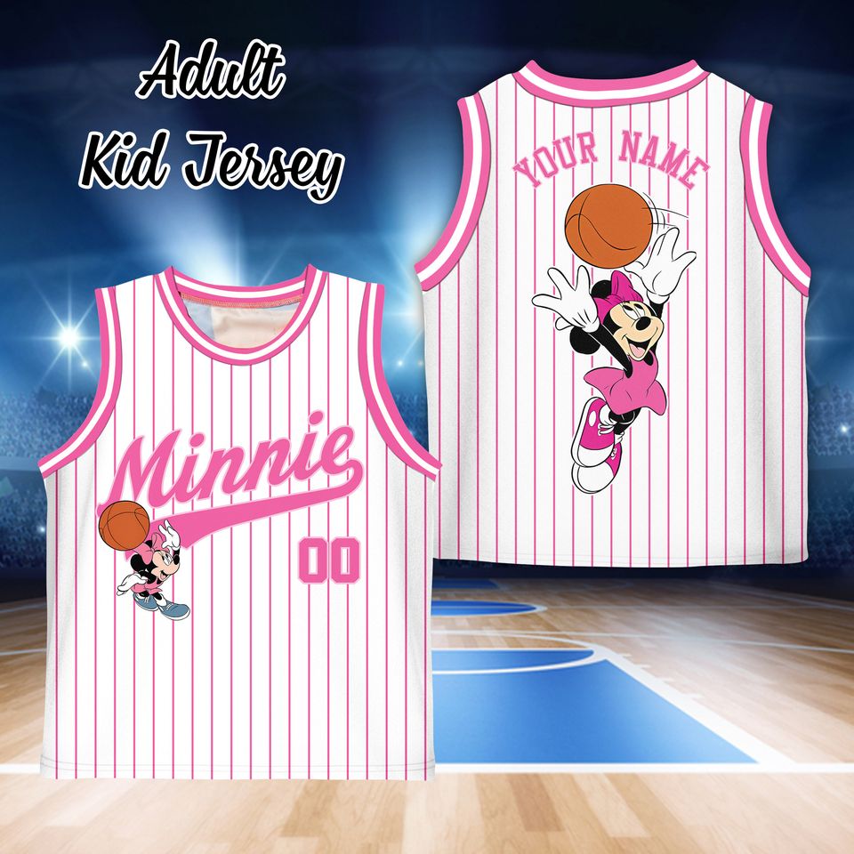 Custom Disney Mickey Mouse Game Day Basketball Jersey