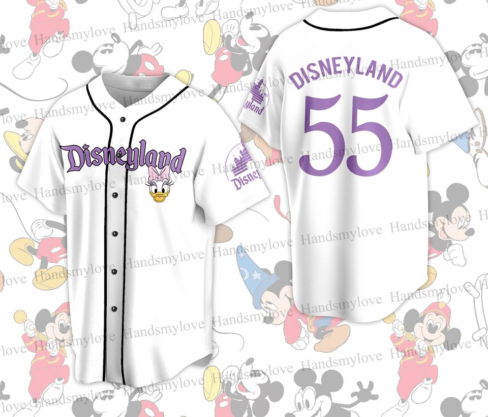 Custom Disneyland Baseball Jersey Vacation Matching