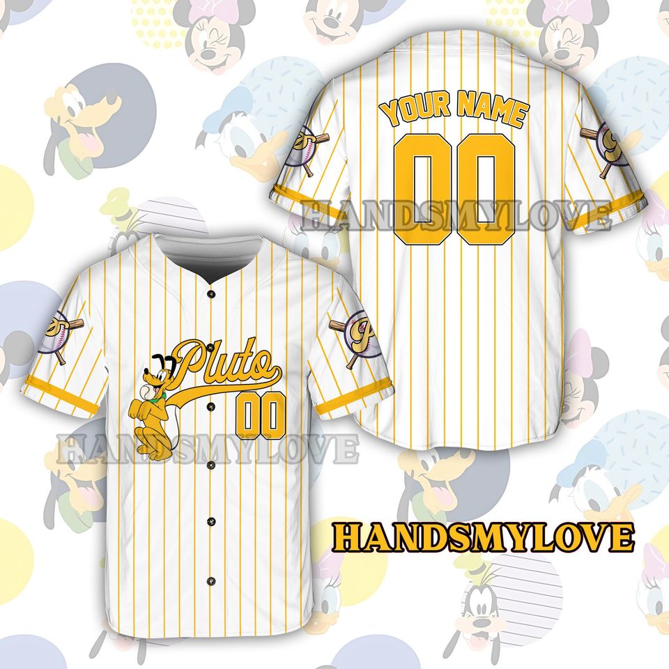 Custom Ddisney Character Mickey Game Day Baseball Jersey Ddisney Baseball