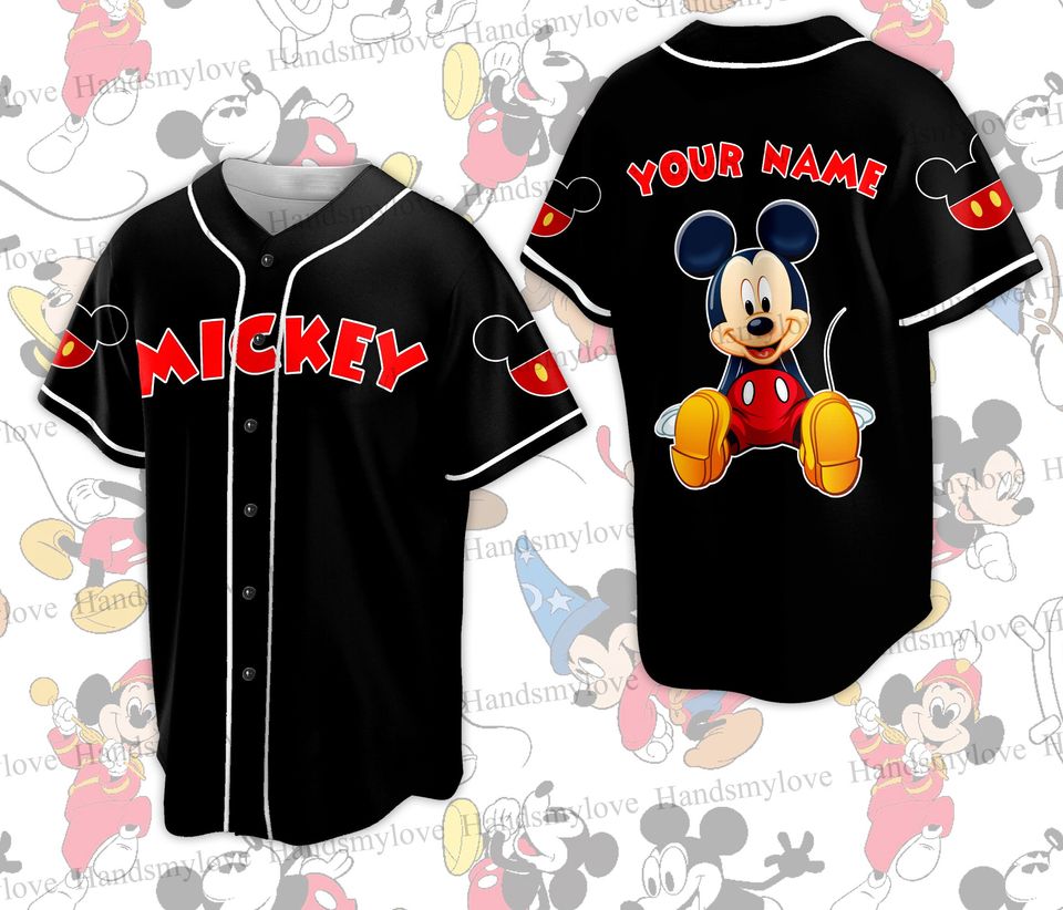 Custom Disneyland Baseball Jersey