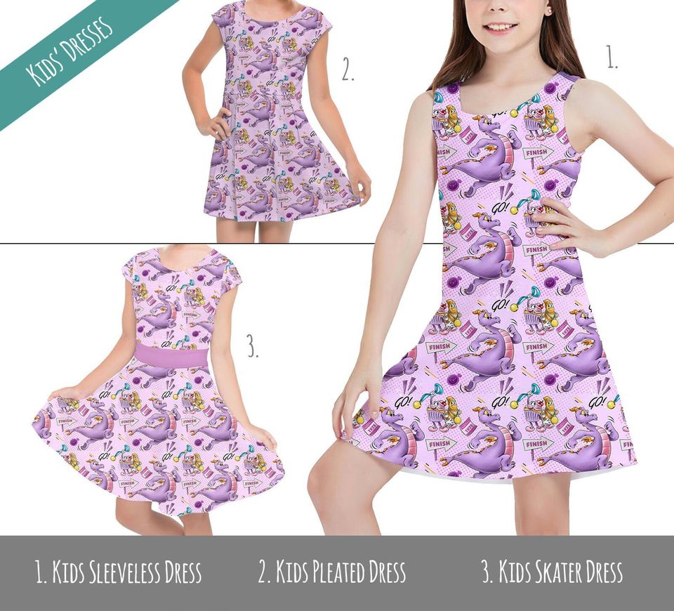 Figment Races RunDisney - Theme Park Inspired Kids' Dresses