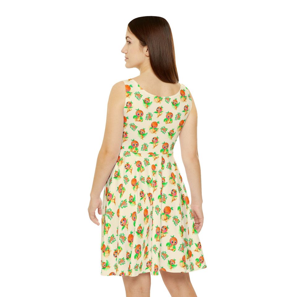 Little Orange Bird Women's Skater Dress