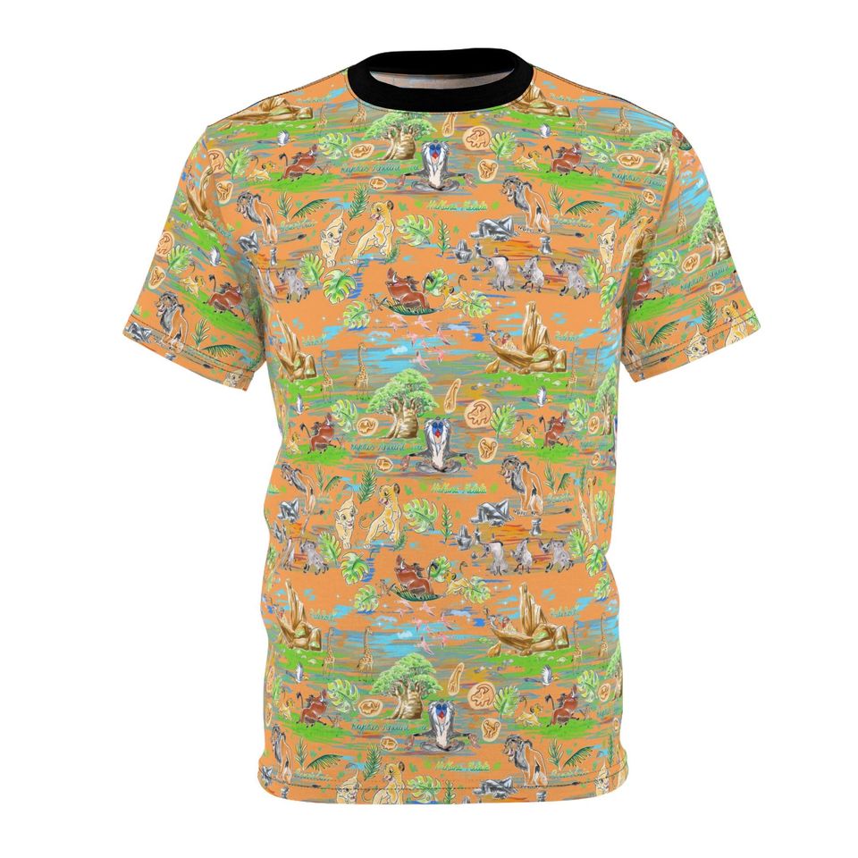 Simba's Savanna Sunset 3D T-Shirt
