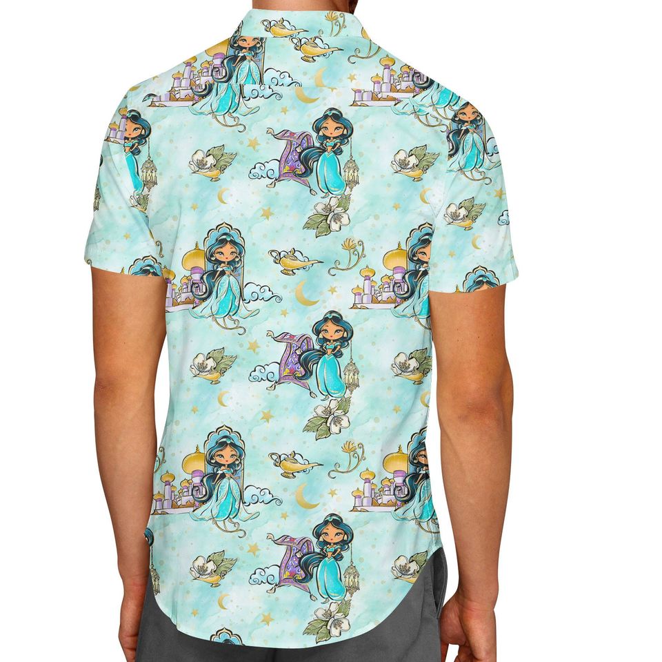 Whimsical Princess Jasmine - Theme Park Inspired Hawaiians