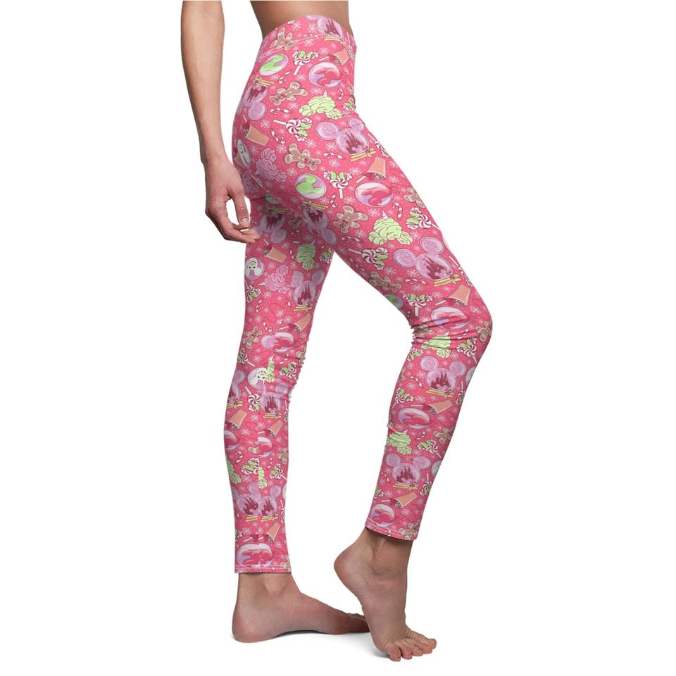 Winter Mouse Snacks & Balloons Women's Leggings