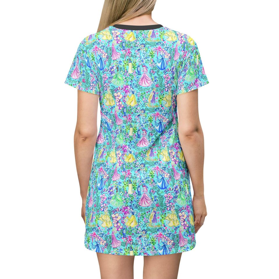 Tropical Princess Women's T-Shirt Dress