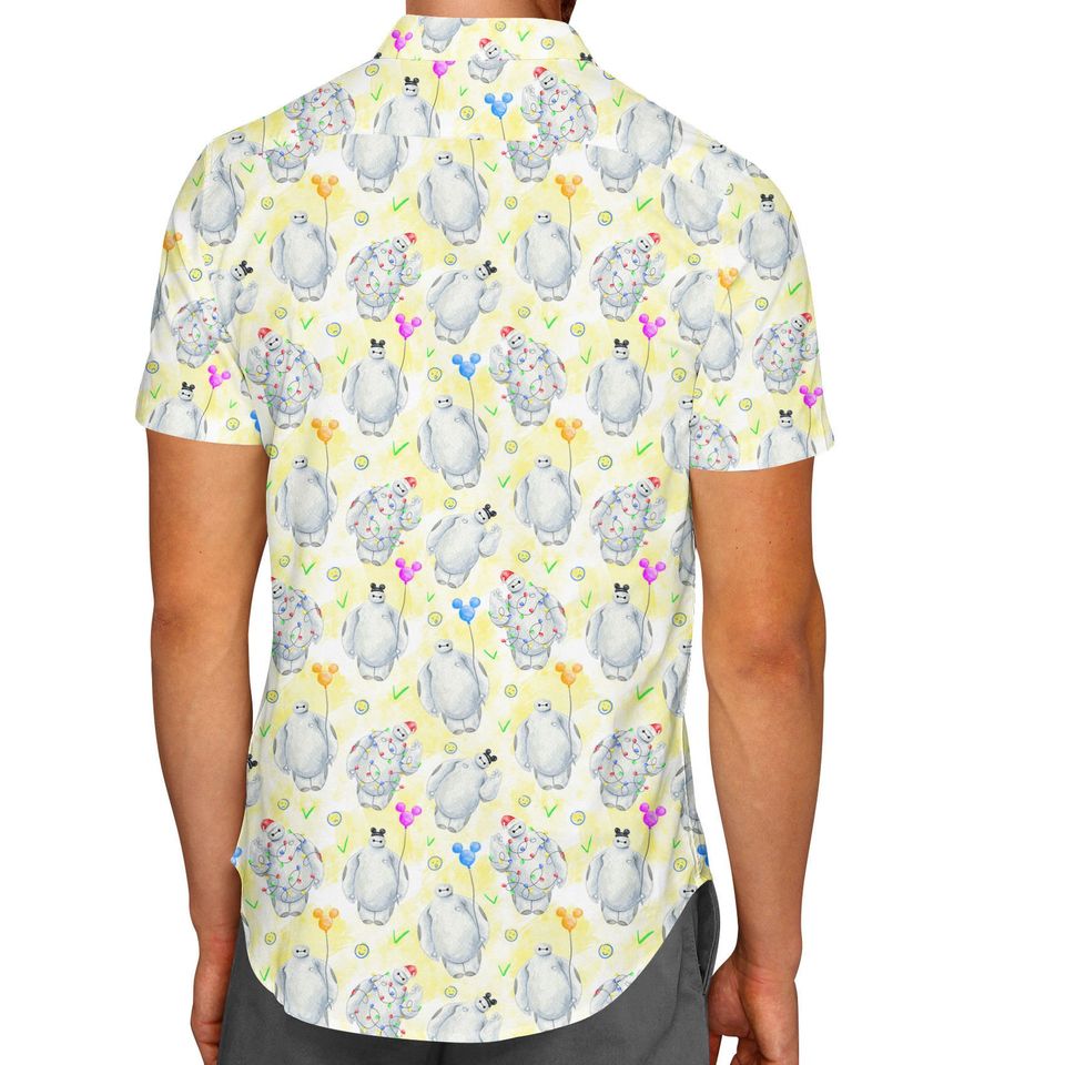 Festive Baymax Disney Hawaiin Shirt