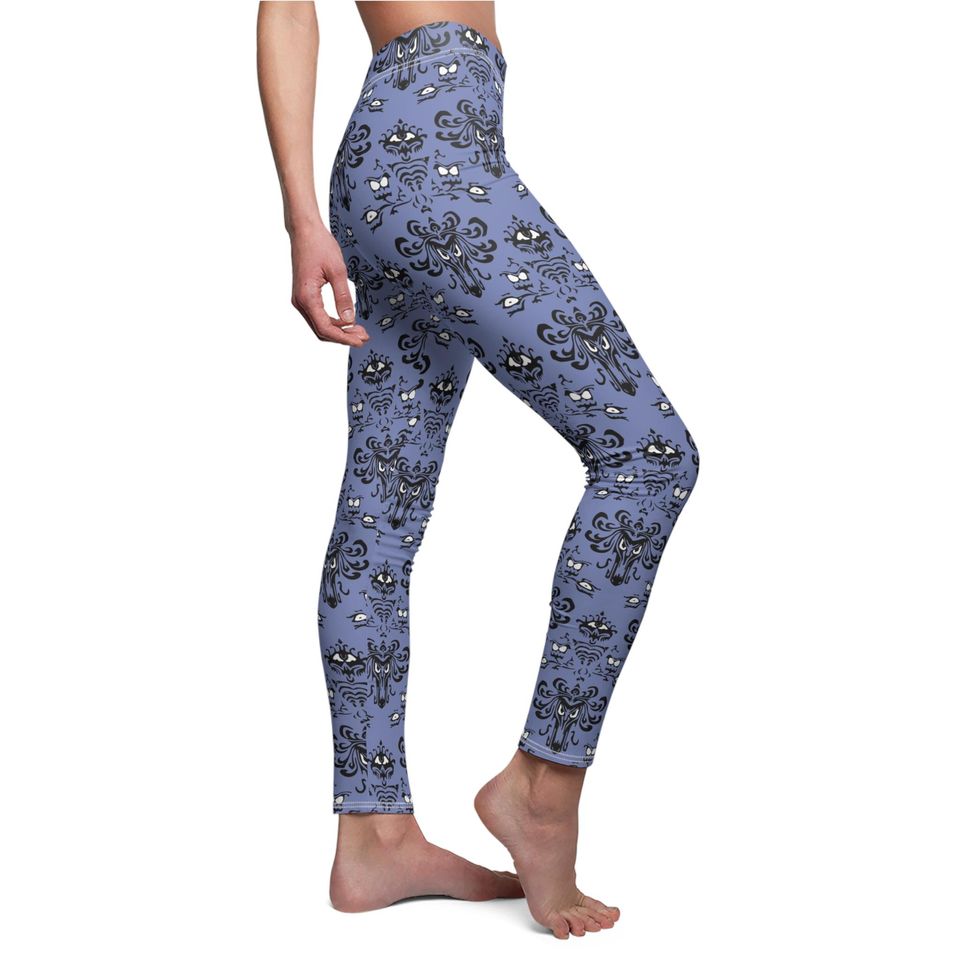 Haunted Mansion Wallpaper - Women's Full Length Leggings