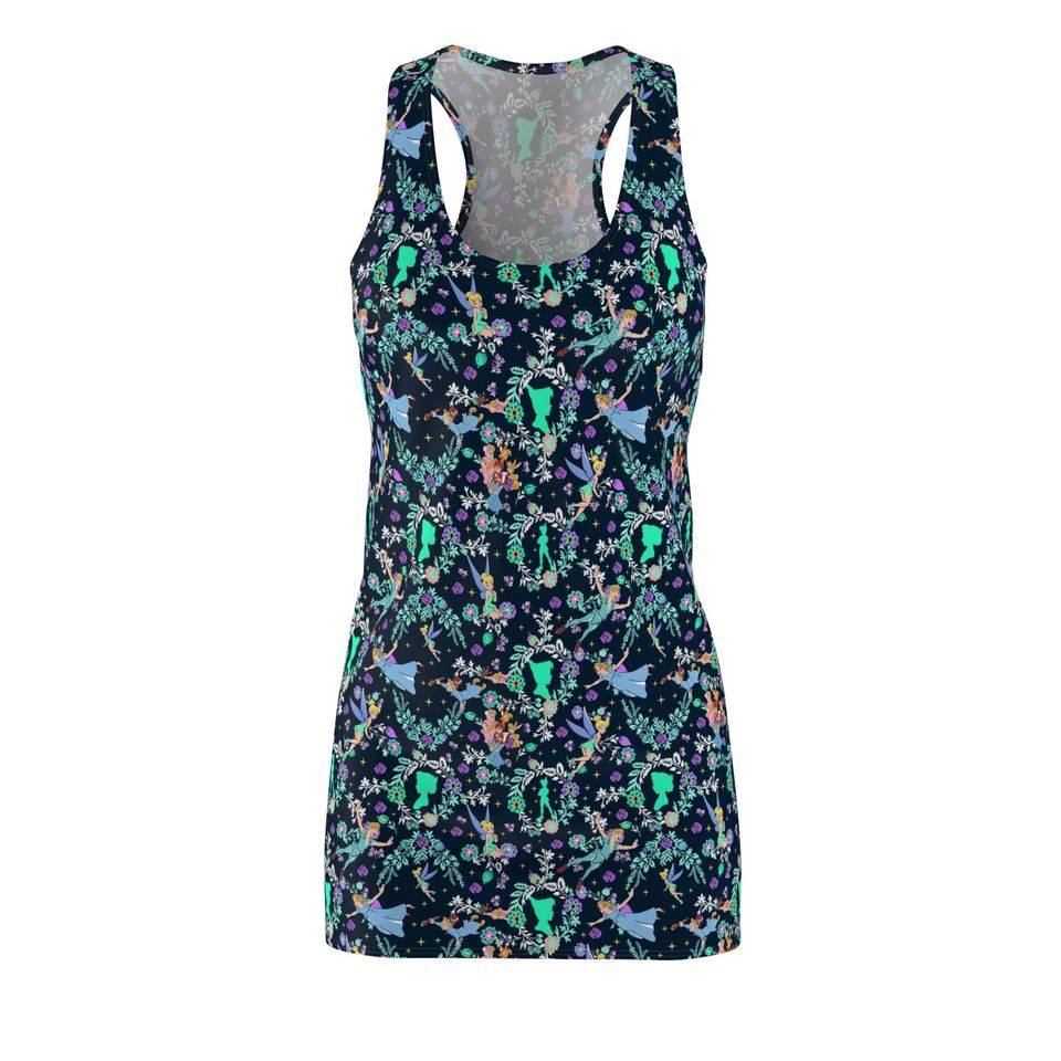 Garden Whimsy - Peter Pan - Women's Racerback Dress