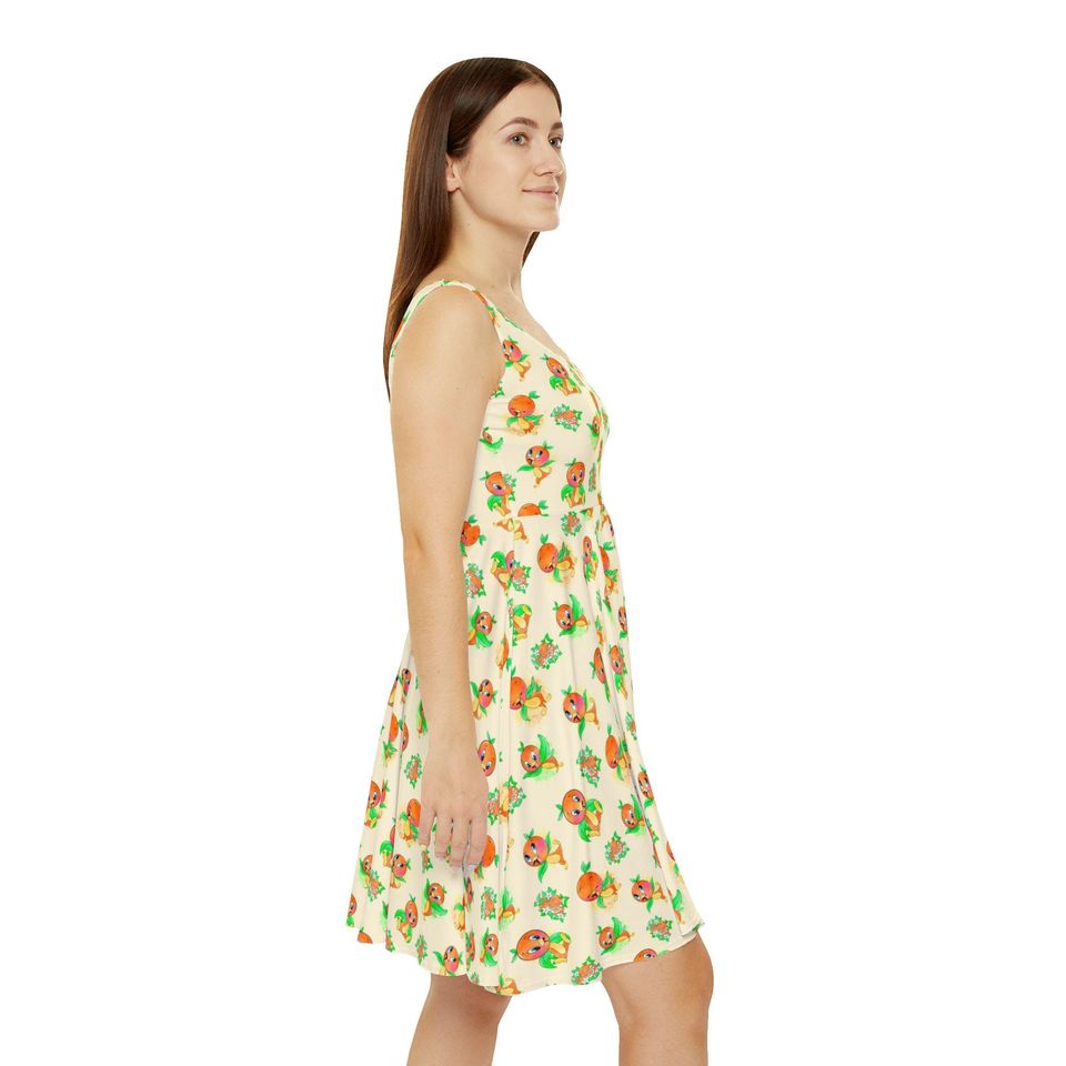 Little Orange Bird Women's Skater Dress
